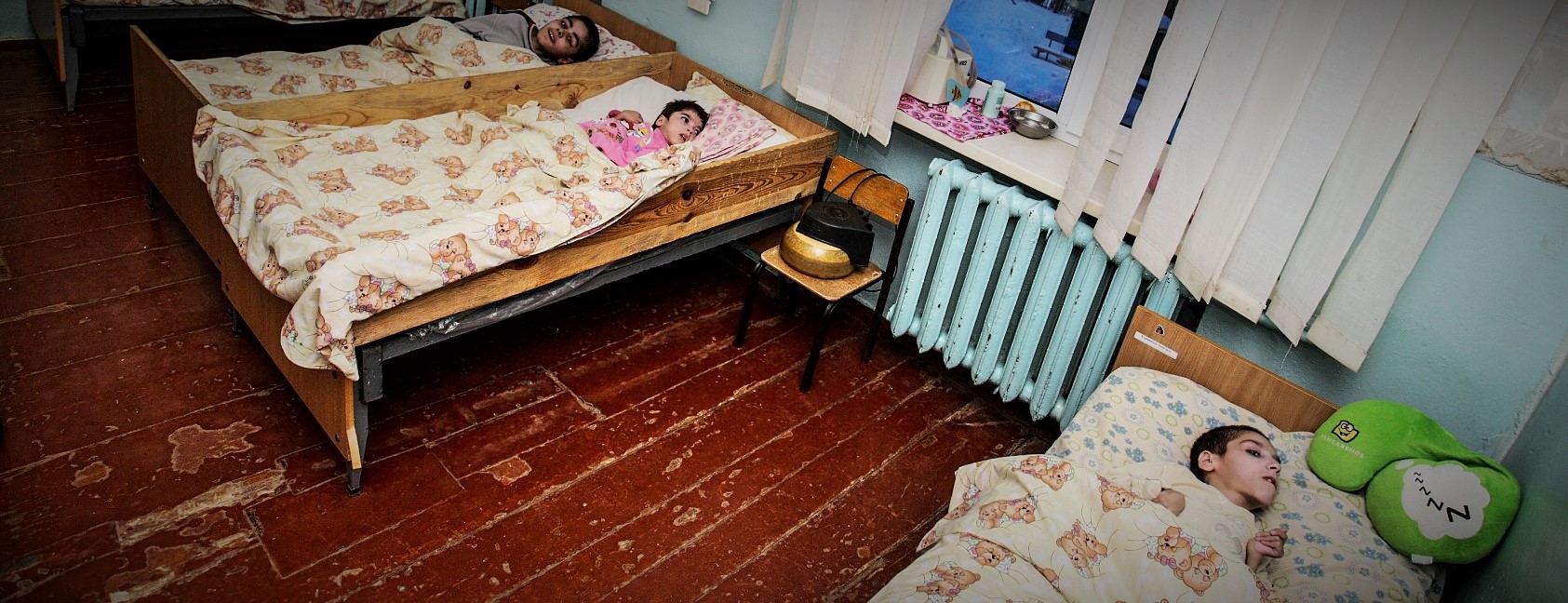 Die behinderte Kinder von Bohodukhiv