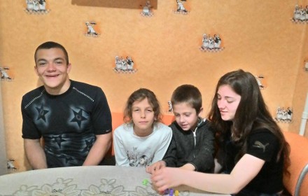 Georgy, Aglaia, Aristrah und Margarita